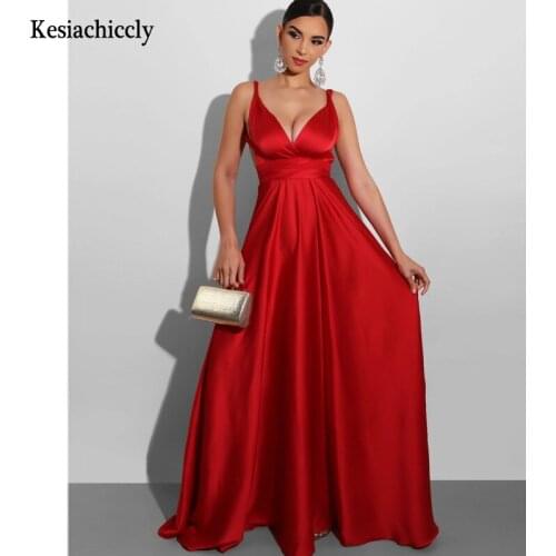Kesiachiccly Sexy V Neck Sleeveless Bodycon Maxi Dress Bandage Backless Floor Length Dress Strapless Long Dress Drop Shipping