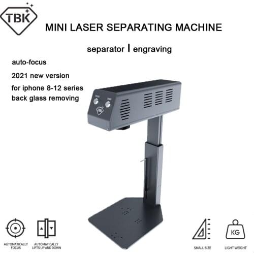 2021 MINI TBK-958M LASER MACHINE FOR IPHONE 12 11 X BROKEN BACK GLASS COVER SCREEN SEPARATING REPLACE LASER SEPARATOR ENGRAVING