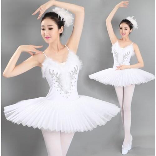 New Adult Professional Ballet Tutus Ballerina Dresses Girls White Swan Lake Dance Costume Ballet Leotards For Women Leotard Girl