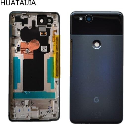 5.0 inch For Google Pixel 2 Original Back CASE Google Pixel2 door Rear Housing Google Pixel 2 part battery glass
