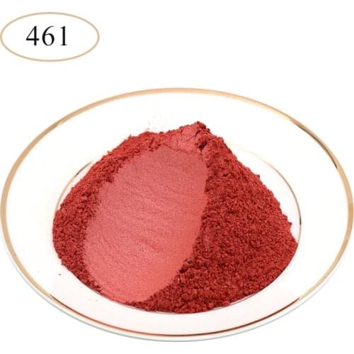 Pigment Pearl Powder Mineral Mica Powder DIY Dye Colorant 10g 50g Type 461 Pearlized Dust for Soap Eye Shadow Cars Art Crafts