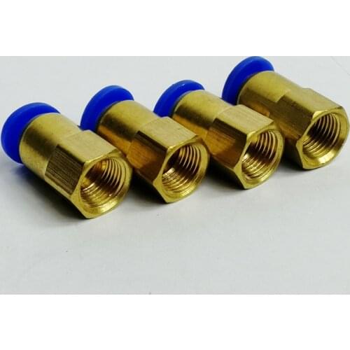 PM type OD 4MM 6MM 8MM 10MM 12MM Thread 1/8'' 1/4'' 3/8'' 1/2'' Pneumatic Connectors Female straight one-touch fittings