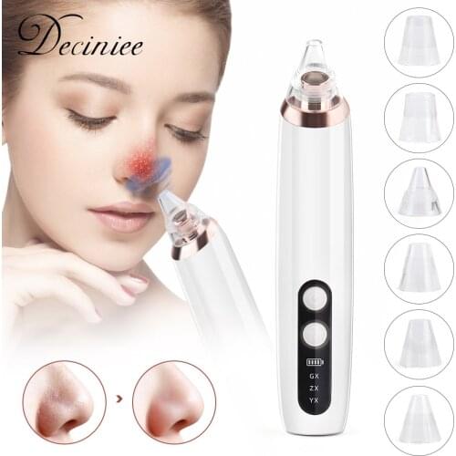 Blackhead Pore Vacuum Cleaner Remover Upgraded Facial Cleaner Electric Acne Comedone Extractor Blackhead Remover Suction Kit
