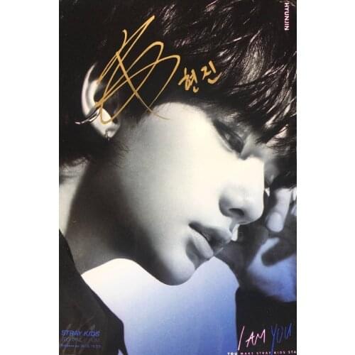 Hand signed Stray Kids Hyun Jin autographed photo I AM YOU K-POP 5*7 collection 102018B