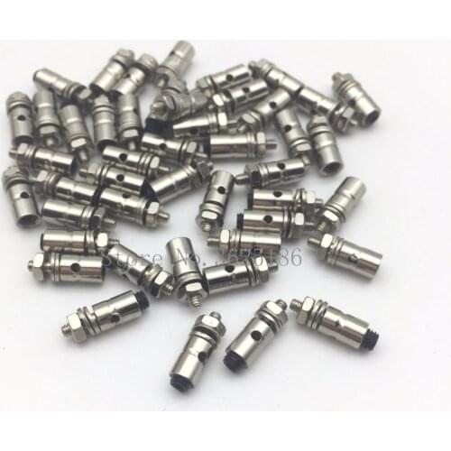 20pcs Pushrod Connectors Linkage Stoppers D1.3/1.8/2.1mm RC Model Plane Parts Replacement Remote Control Toysl