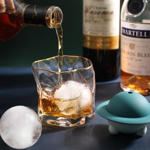 UFO Ice Mold Silicone Ice Mould DIY Round Ball Ice Cream Maker Whiskey Ice Tray for Bar Tool Kitchen Gadget Accessories 2021