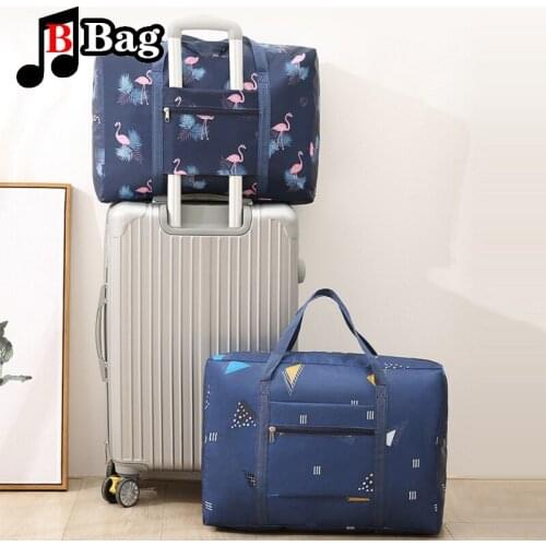 Outdoor waterproof foldable travel bag shopping shoulder bag mens and womens oversized bags boarding luggage bag Storage tote