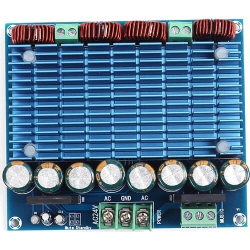 XH-M252 Super Power TDA8954 TH Dual channel Chip Class D Digital Amplifier Board Audio Amplifier Board 420W+420W