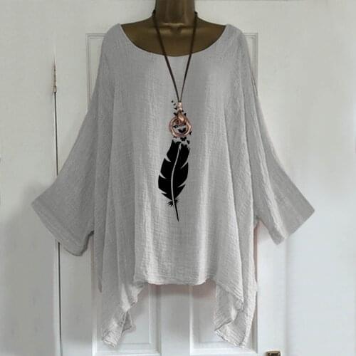 Women Solid Color T-shirt Girl Cotton And Linen Long Sleeve Casual Round Neck Style Autumn Long Tops,drop Ship #T2P