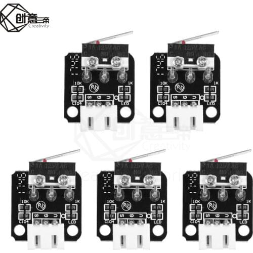 1PC High Quality X/Y Axis Limit Switch 3Pin N/O N/C control easy to use Micro Switch For CR10 Ender3D Printer Accessories