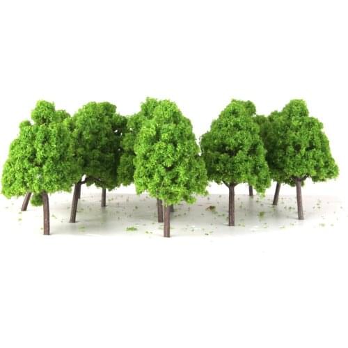 25 Train Layout Model Cypress Trees Scale N 1:150 Railroad Scenery 7cm
