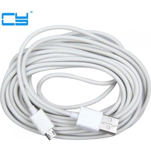 5 m data cable micro usb download adapter for samsung xiaomi 500 cm 300 cm 100 cm