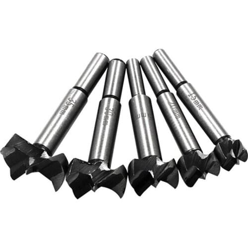 5pcs Carpentry Hole Opener Punch Bit Special Low Price Exit Wood Cutting Tool Flat Wing Bore Reaming Hinge Durable Tools