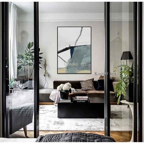 Abstract paintings hand painted Canvas oil Painting wall Pictures For Living Room office Home Decoration wall Posters picture