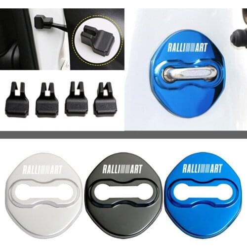 Limiter Cover & Door Lock Protection Cover For Mitsubishi RalliArt Lancer Asx Outlander Pajero Accessories