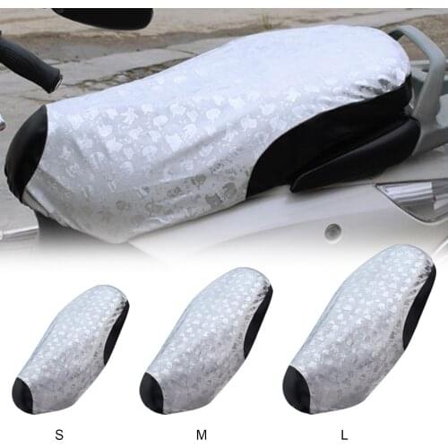 PU Leather Scooter Motorcycle Seat Cover Waterproof Insulation Sunscreen Anti-slip Cushion Cover Protector