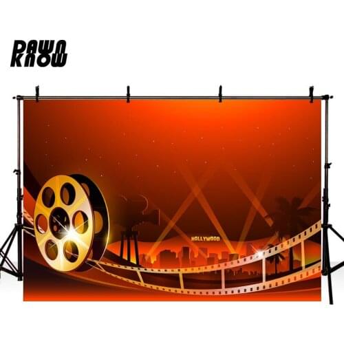DAWNKNOW Film Conference Photography Background Movie Celebrate Party Photocall Backdrop Photo Shoot Customize lv2583