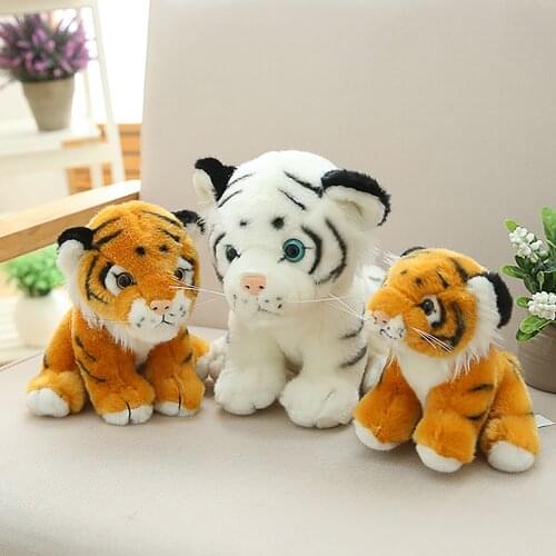 15cm Forest Animals Stuffed Doll Plush Jungle Series Animal Toy Plush Lion Tiger pet plushie toys for kids baby christmas Gifts