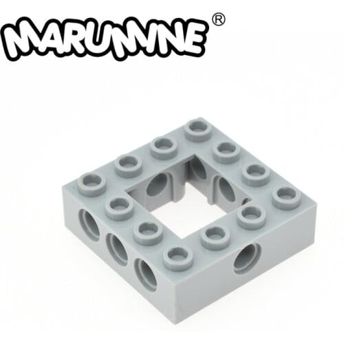 Marumine Technic Brick 4x4 with Holes 5PCS MOC Building Blocks 32324 Construction Set STEM Educational Learning Toys