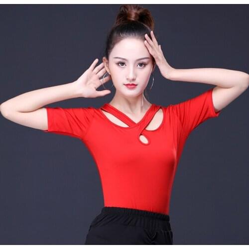 New Smooth Ballroom Dance Costume Tops Women Latin Cha Cha Dance Blouses Modern Standard Outfits Tango Waltz Salsa Samba Tops
