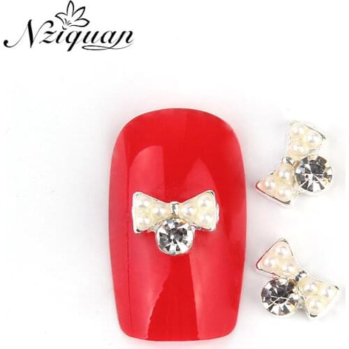 Жемчуга для дизайна ногтей NZIQUAN China At AliExpress