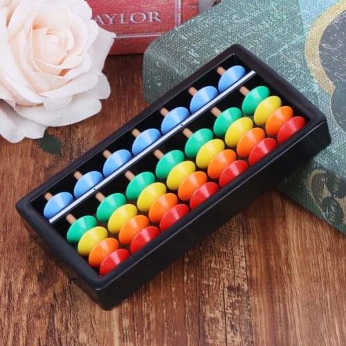 Colorful Abacus Arithmetic Soroban Maths Calculating Tools Kids Educational Toy