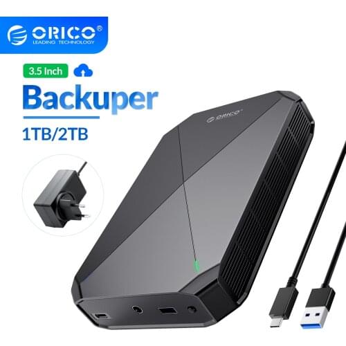 ORICO 3.5 inch Desktop Data Backup 3.5'' Backuper Backup Android Phone to PC Laptop Mac Backup Whatsapp with HDD Backup and Sync