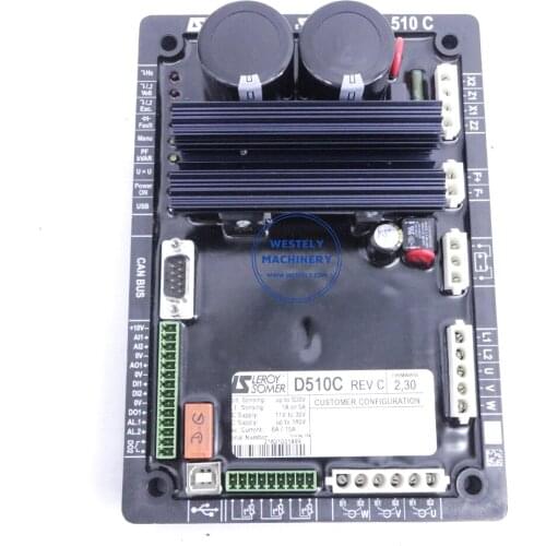 Original AVR D510C Automatic Voltage Regulator Leroy Somer Generator
