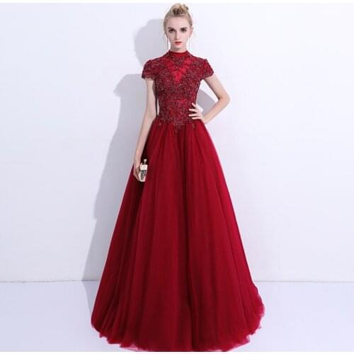 Elegant Vintage Party Long dress Women Fashion Lace Mesh A-Line Dress Summer new Solid color Slim fit Floor-Length dress women