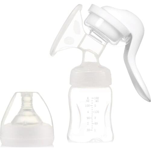 Portable Postpartum Manual Breast Suction Pump Breast Milk Collector for Breastfeeding Mother Baby Feeding Bottles