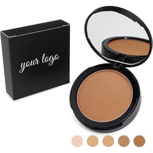 Pressionou o fornecedor do baixo controle de moq de alta qualidade oem da cara cobertura do compacto matte da etiqueta privada