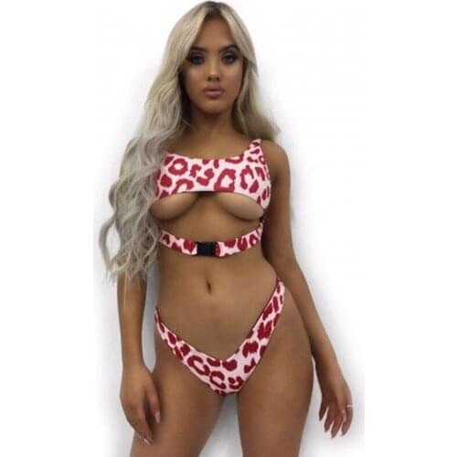 Sexy Leopard Bikinis 2019 Micro Bikini Set Push Up Thong Biquini High Cut Swimwear Women Mini Swimsuit Female Bathing Suit