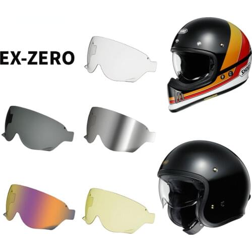 SunVisor Face Shield Street Sun Shield Motorcycle Helmet Accessories SHOEI CJ-3 Mirror Visor for EX-ZERO/J.O