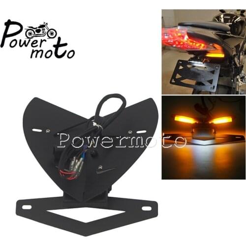 LED Turn Signal Light Rear Fender Eliminator License Plate Bracket Kit For BMW S1000RR S1000R HP4 2009-2014 Plug & Play Kit