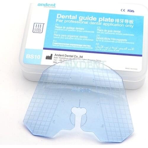 1pcs Dental Template Guide Plate Complete Denture False Teeth Arrangement For Dentist Laboratory