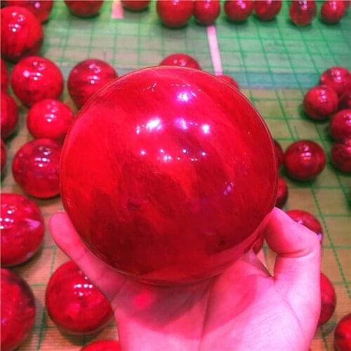 100mm Asia red quartz ball high quality feng shui home decoration ball preferred