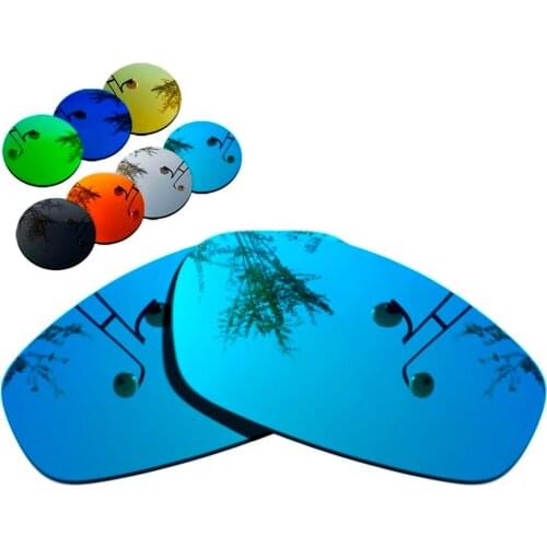 100% Precisely Cut Polarized Replacement Lenses for Split Jacket Sunglasses Blue Mirrored Coating Color- Choices