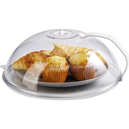 Household Microwave Oven Transparent Heating Cover Kitchen Refrigerator Food Plastic Sealing Lid With Handle