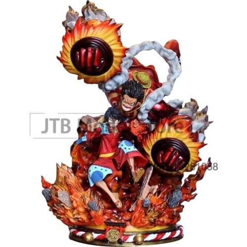 One Piece Figure Anime GK Monkey D Luffy Figma Model 20 Inch ABS Oversized Statue Desktop Collection Decoration Toys