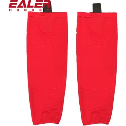 COLDINDOOR 100% polyester Red Ice Hockey Socks For Training In Stock