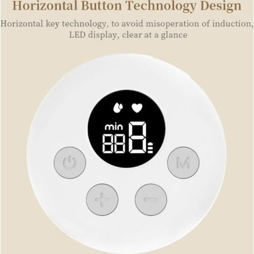 Electric Breast Pump Silent Wearable Automatic Milker Portable Milk Extractor 97BC