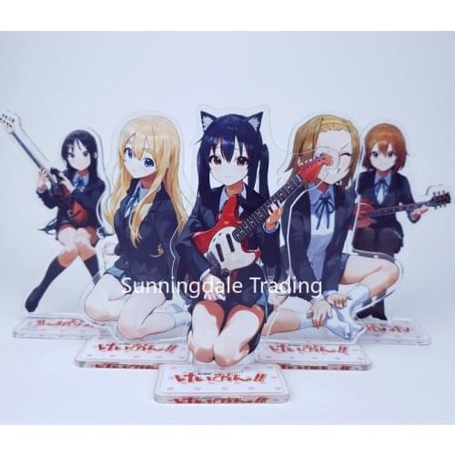 K-ON! Anime Acrylic Dolls Figure Hirasawa Yui Akiyama Mio Tainaka Ritsu Kotobuki Tsumugi Nakano Azusa Action Figura Toy 16cm