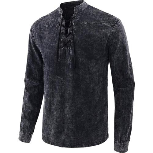 Kalenmos Long Sleeve Polos For Men