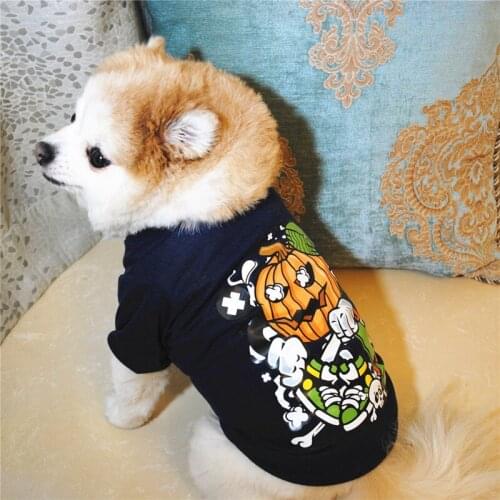 Chihuahua Dog Costume Shirt Halloween Costume Dog Shirt Cat Vest Cool Puppy Clothing For Kitty Casual Breathable