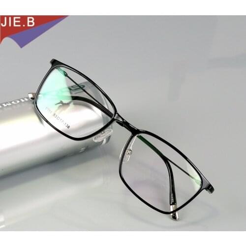 Fashion Square Glasses Frame Men Plastic Titanium Eyeglasses Glasses Frame Women Computer Goggles metal Legs Oculos de grau
