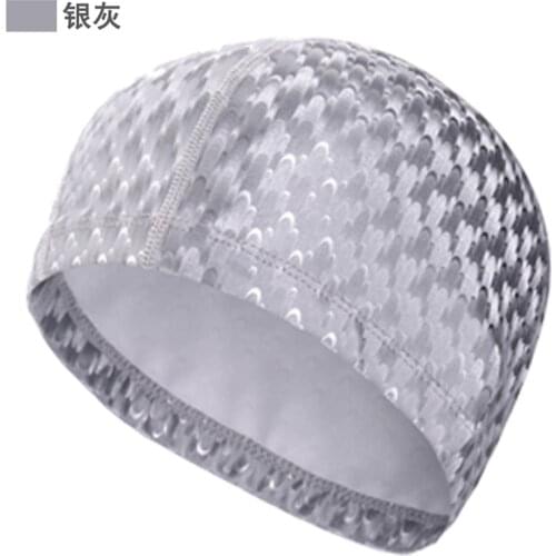 New Swimming Accessories PU Swim Pool Hat 2020 Adult Men/Women Ear Protection Polyurethane Non-slip Professional Swimming Cap