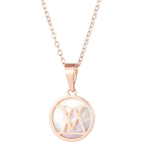 Yobest Geometry Necklace Round Shaped Surgical Steel Necklace for Women Men Prayer Jewelry