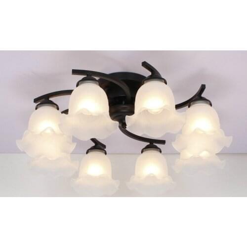 Ceiling light room iron simple atmosphere of modern garden bedroom ceiling decorated with Mediterr ZX189