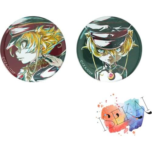 Saga of Tanya the Evil Anime Tanya Von Degurechaff Cute Art Ver. Badge Brooch Pins
