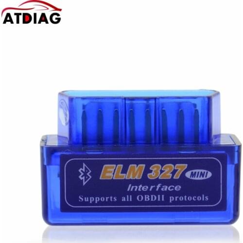 Super Mini Elm327 Bluetooth obd OBD2 V2.1 Elm 327 V 2.1 Car Diagnostic Tool Scanner Car Co de Reader